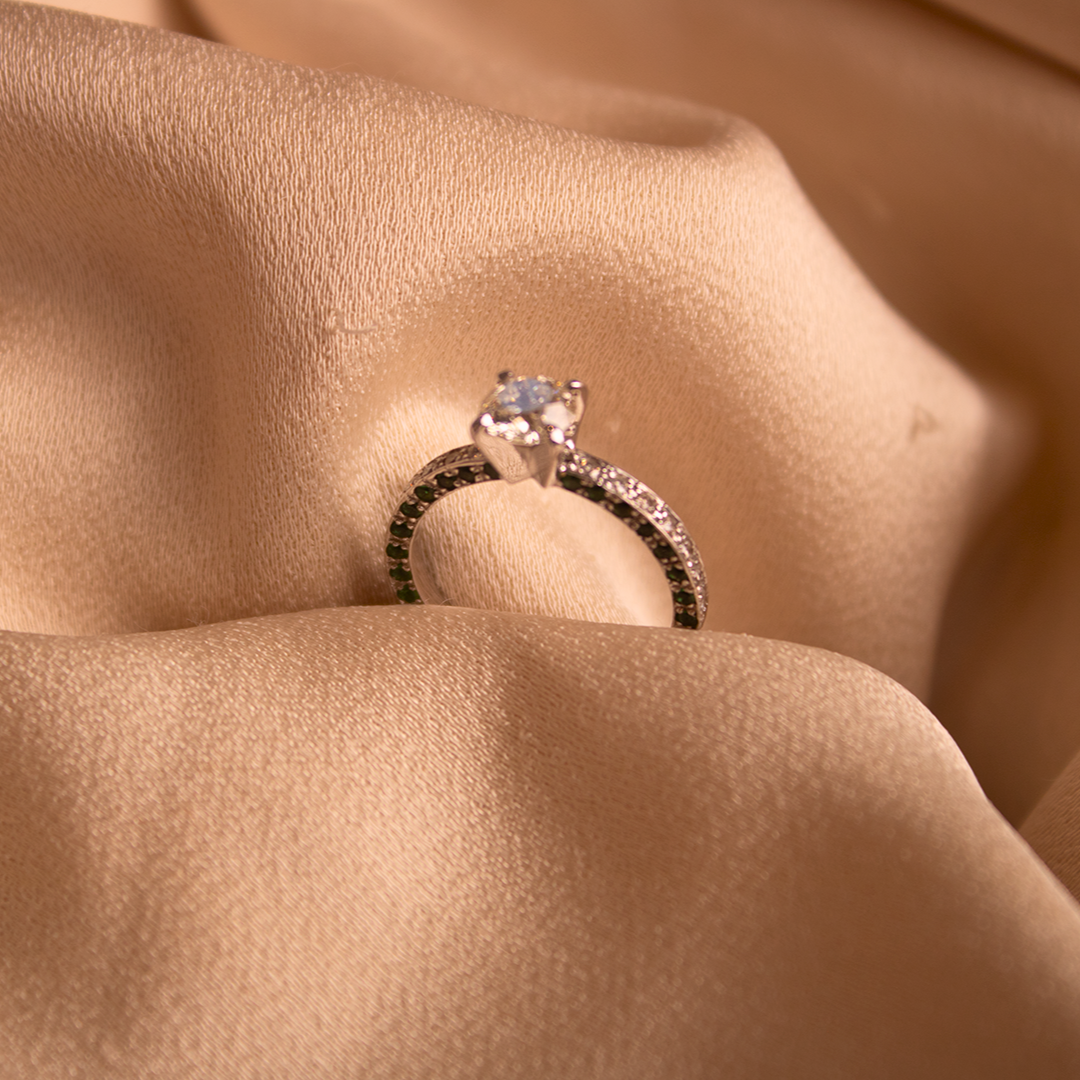 The Eternal Love White Gold Ring