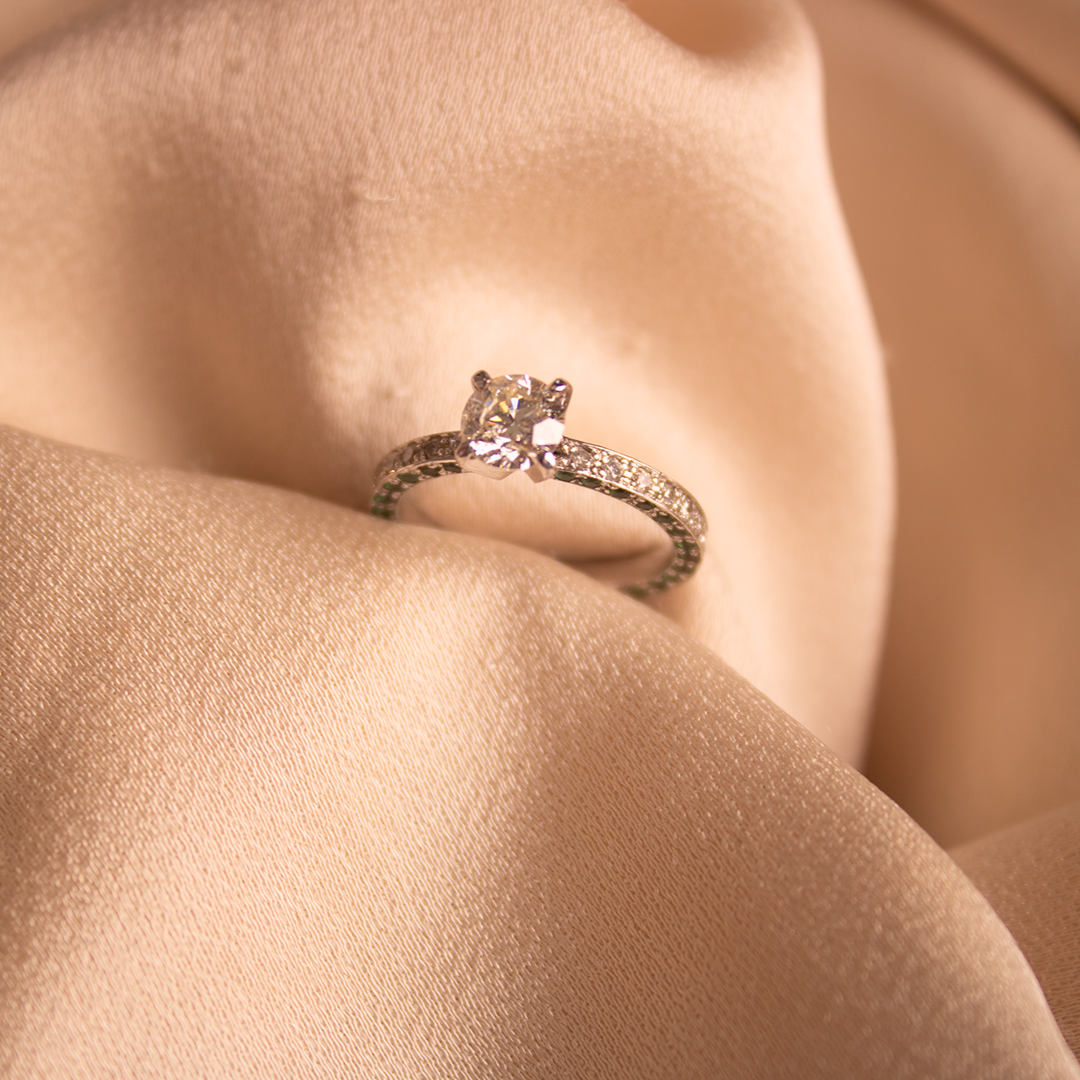 The Eternal Love White Gold Ring