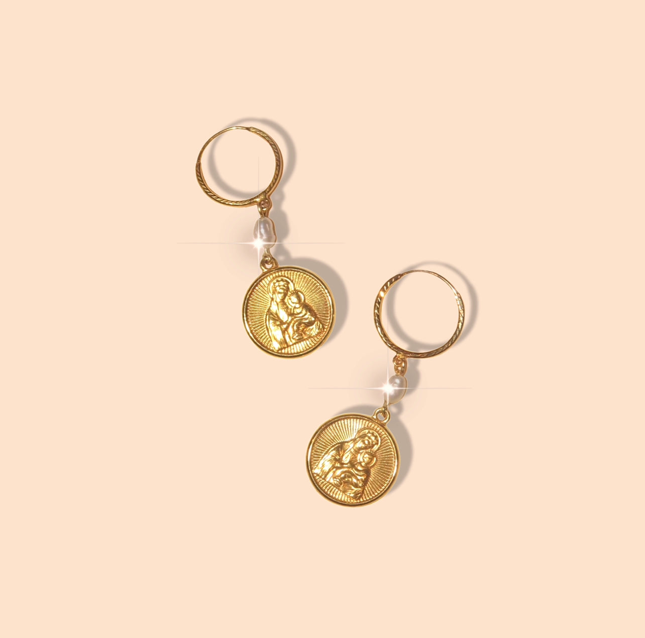 Heavenly Mother & Child Earrings