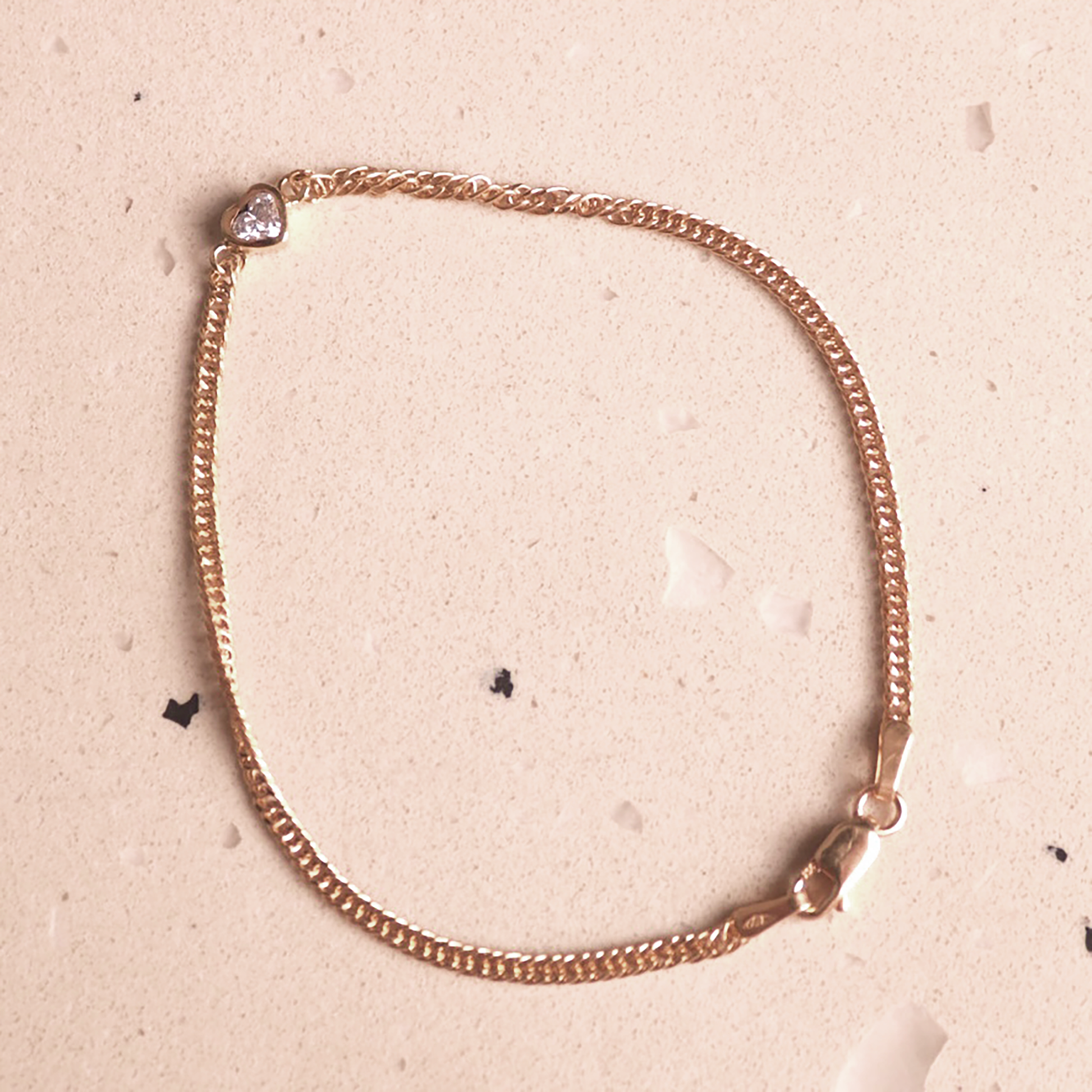Amorita Heart-Shaped Diamond Bracelet
