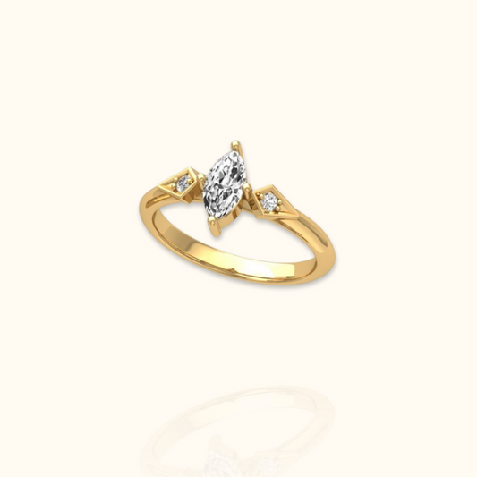 Luciana Marquise Cut Diamond Ring