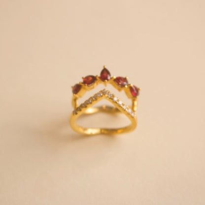 Lucia Yellow Gold Ring