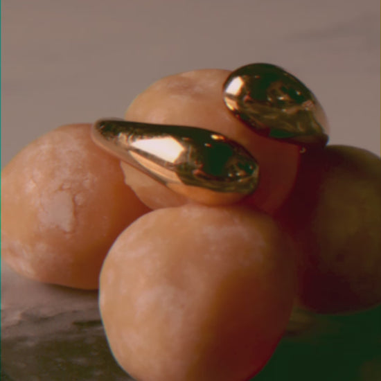 Aquamarina Pearls Yellow Gold Earrings