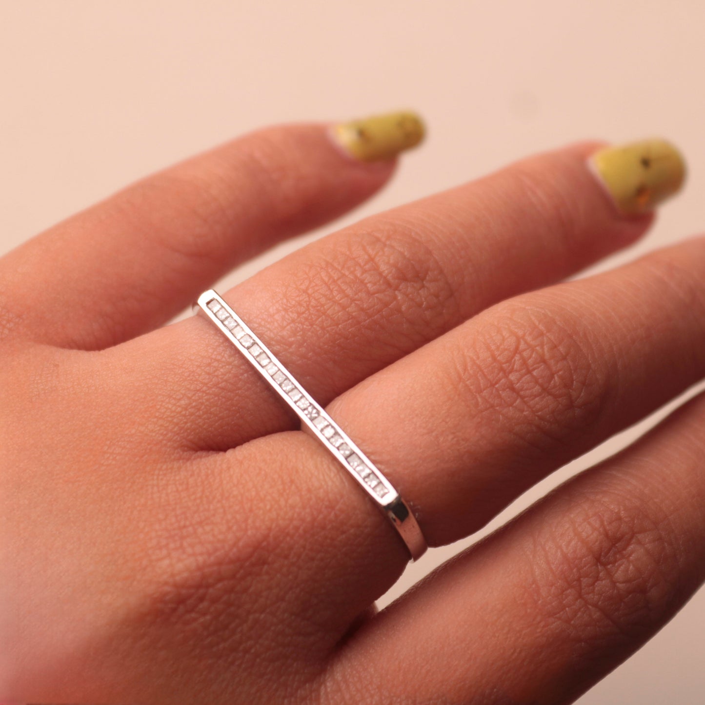 Linear Bar Double Trouble Ring