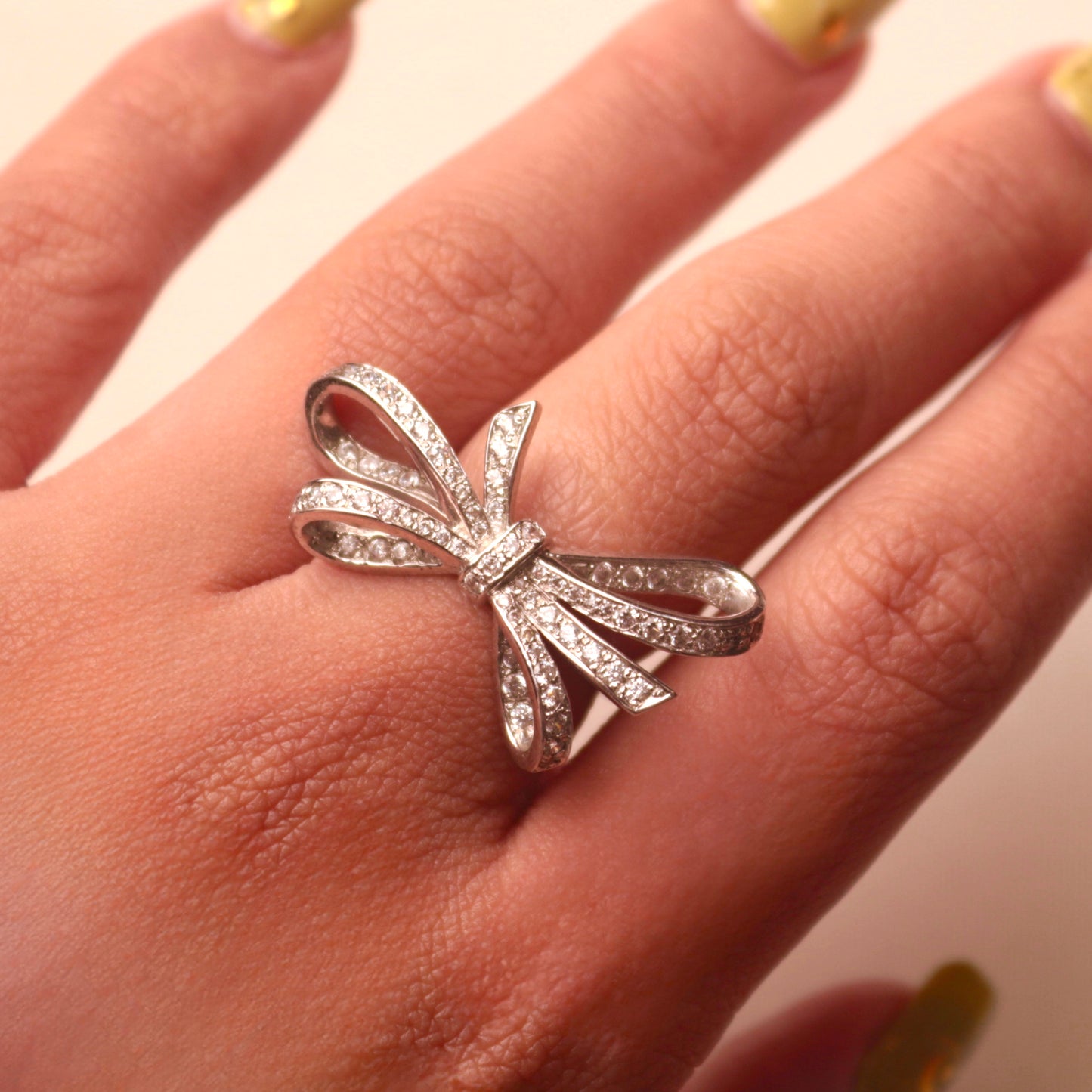 Sookie Ribbon Sterling Silver Ring