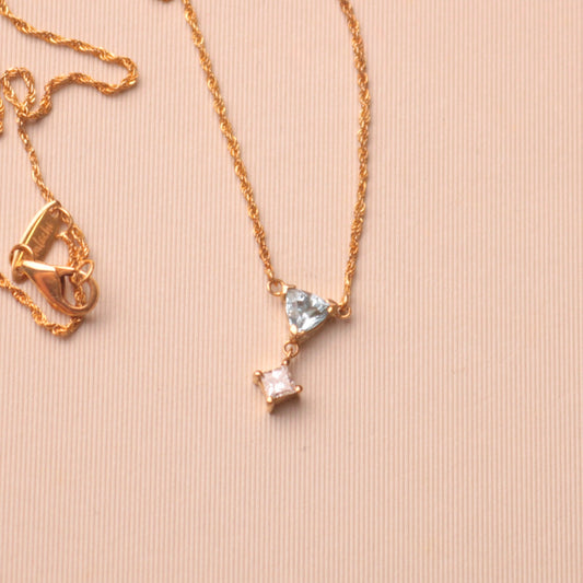Erica Topaz & Diamond Necklace