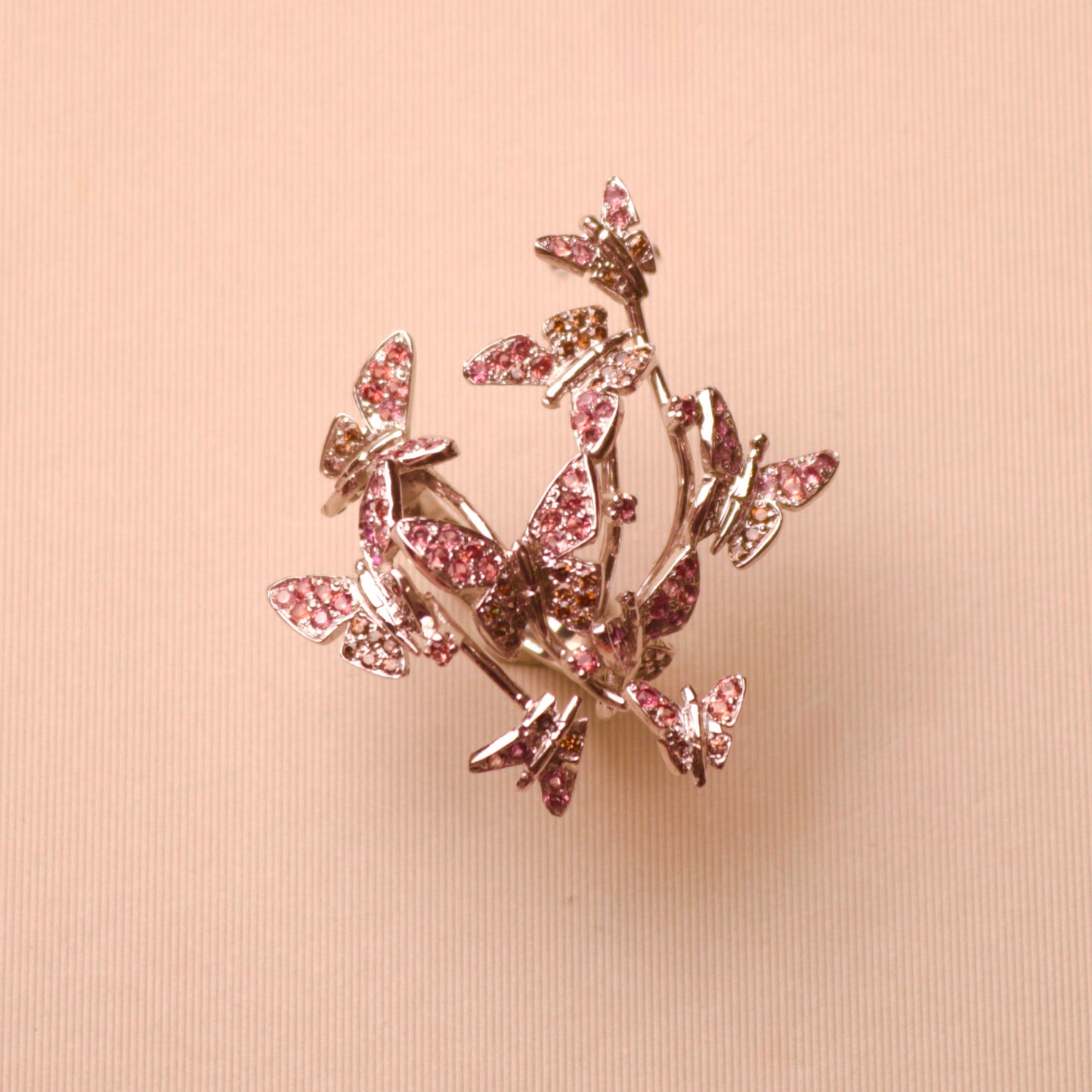 Peribelle Butterfly Silver Ring