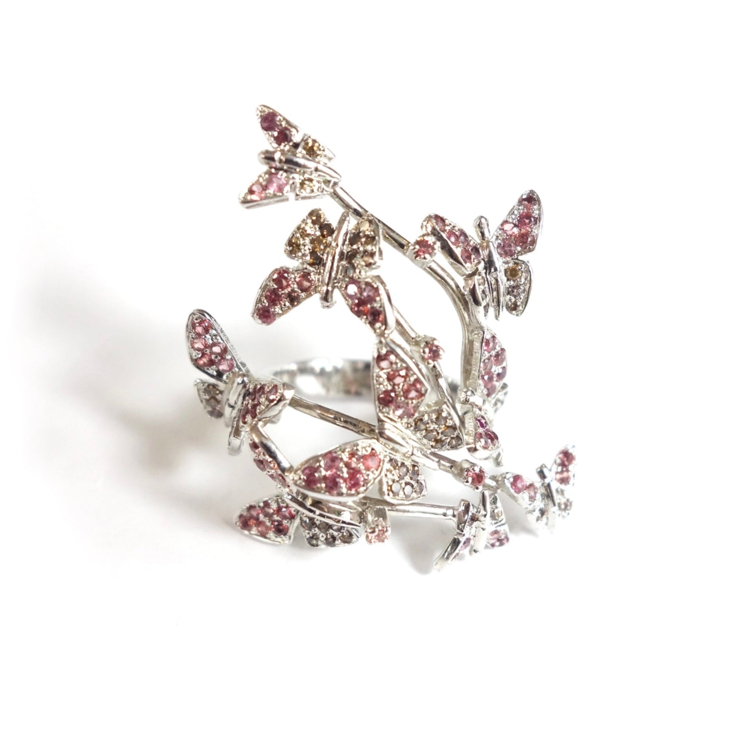 Peribelle Butterfly Silver Ring