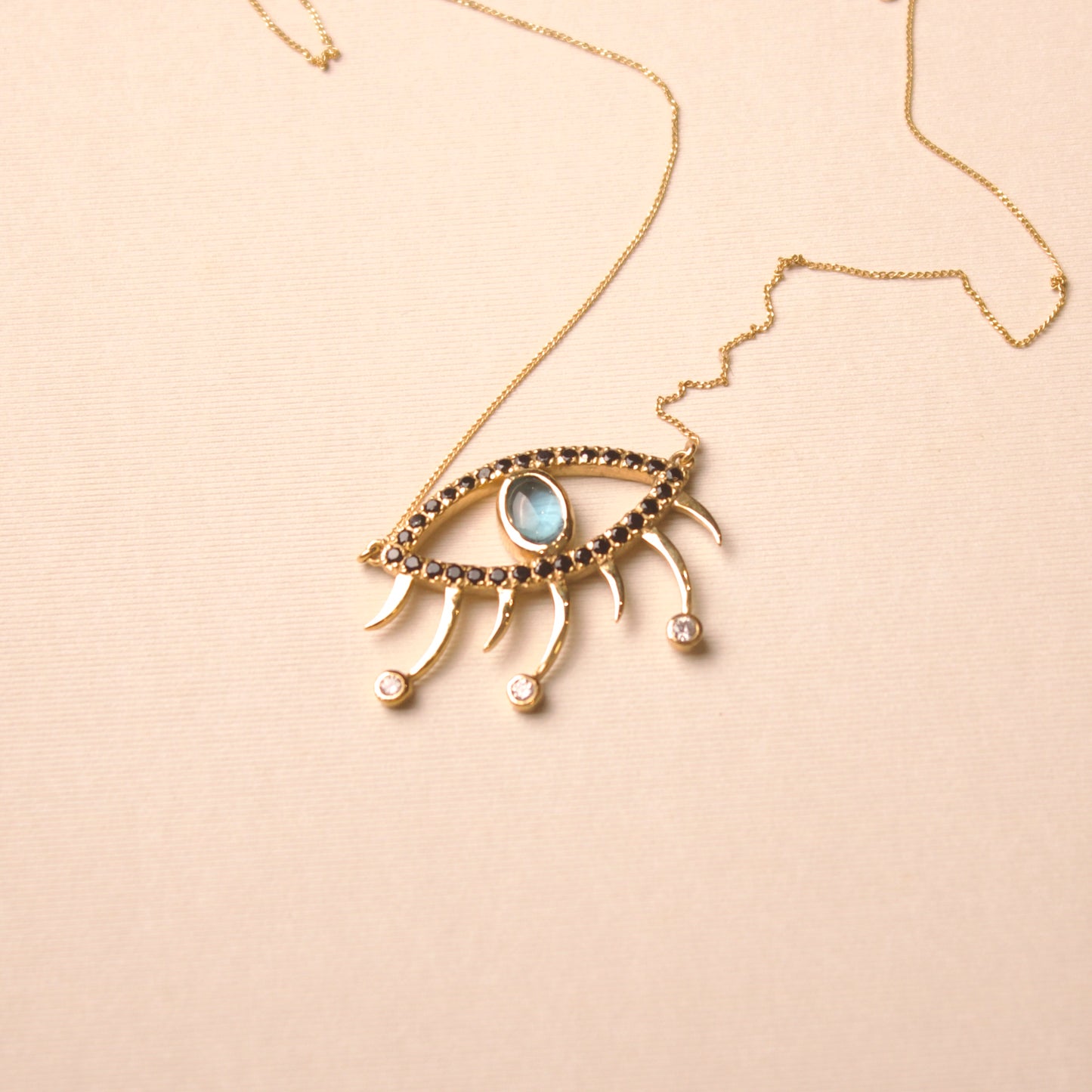 Evil Eye Diamond Necklace