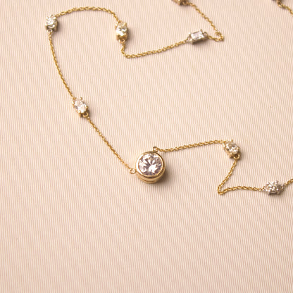 Serena Yellow Gold Necklace