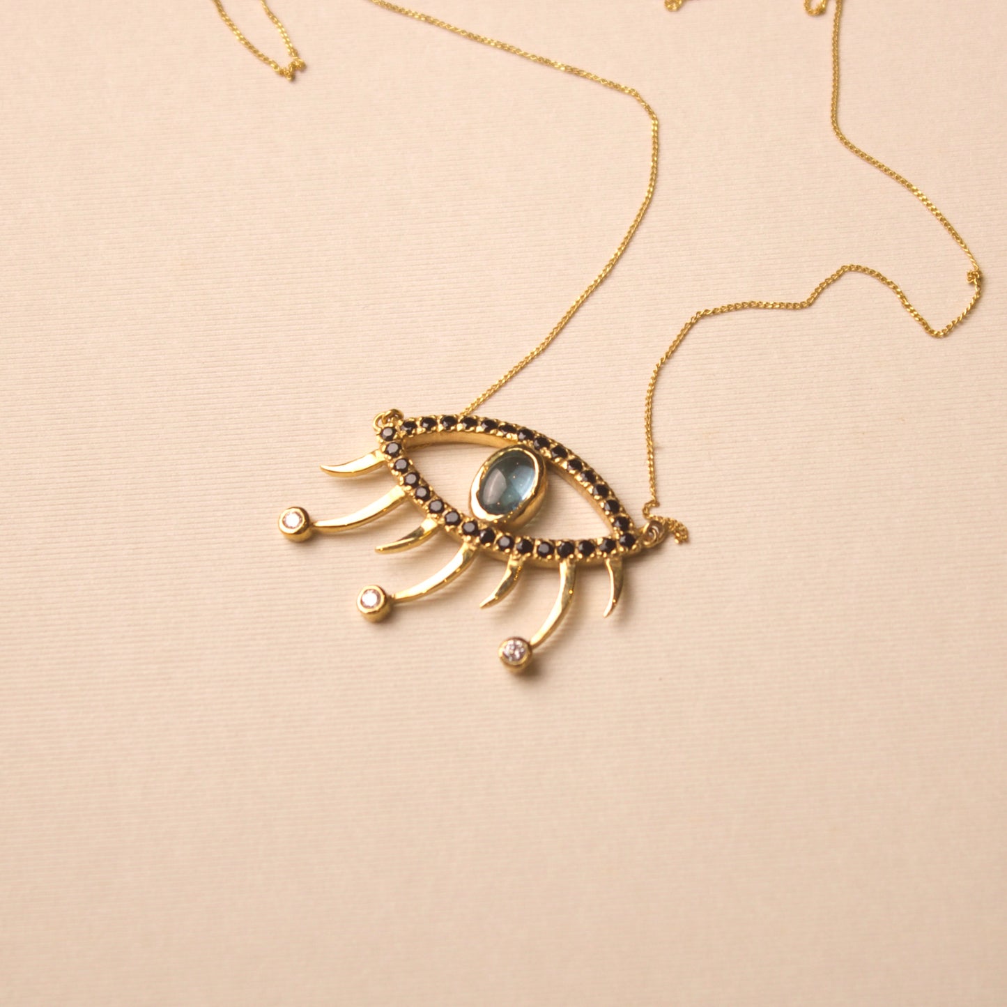 Evil Eye Diamond Necklace