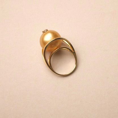 Nipple Yellow Gold Ring
