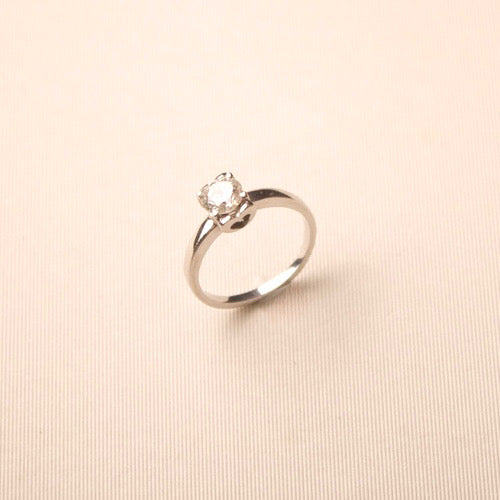 Te Amo White Gold Ring