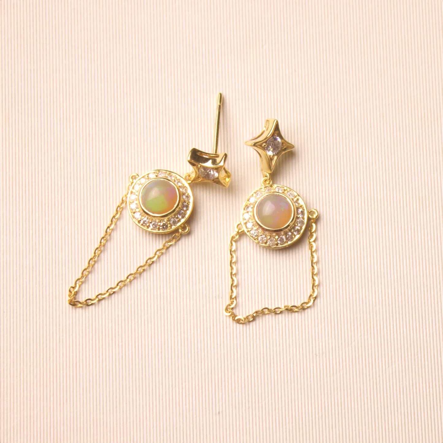 Karina Yellow Gold Earrings