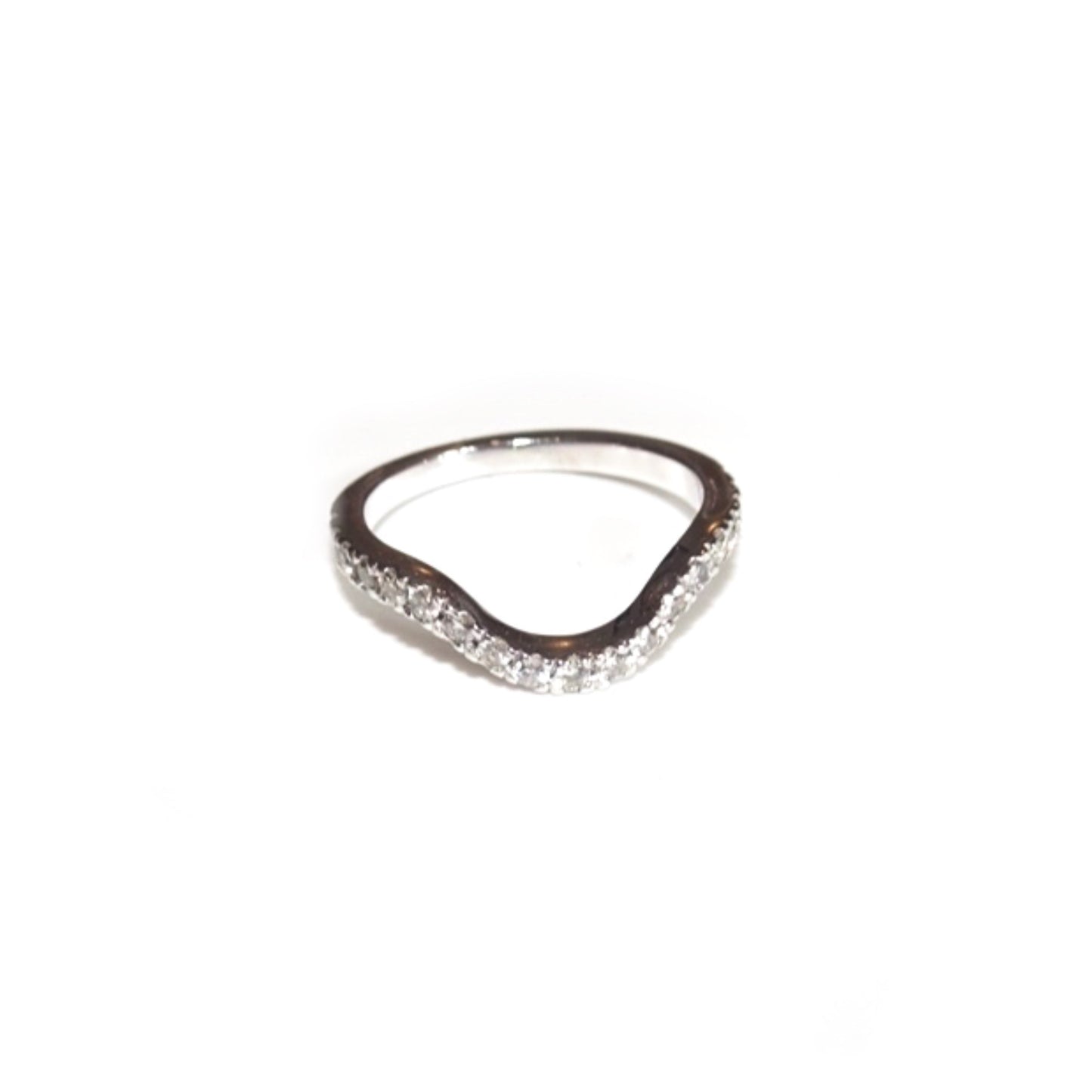 Wave of Love White Gold Ring