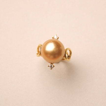 Melody Pearl Yellow Gold Ring