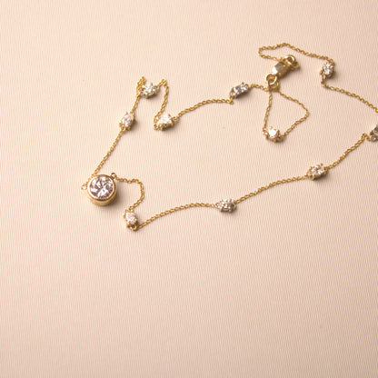 Serena Yellow Gold Necklace